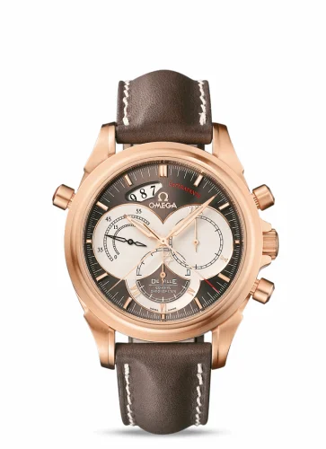 Omega De Ville Co-Axial 41 Chronoscope Rattrapante Red Gold / Brown 4648.60.37 (46486037)